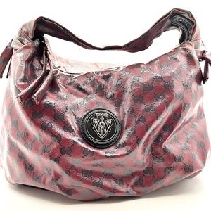 Gucci GG Crystal Hysteria Hobo Bag - Burgundy